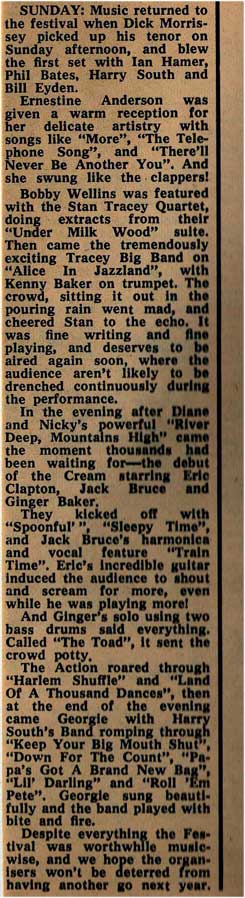 Cream - live review